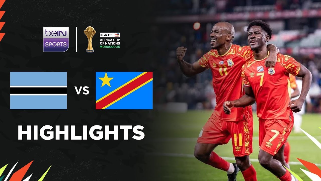 #ไฮไลท์ฟุตบอล [ บอตสวานา 0 - 3 ดีอาร์ คองโก ] แอฟริกา คัพ ออฟ เนชั่นส์ 2025/31.12.68