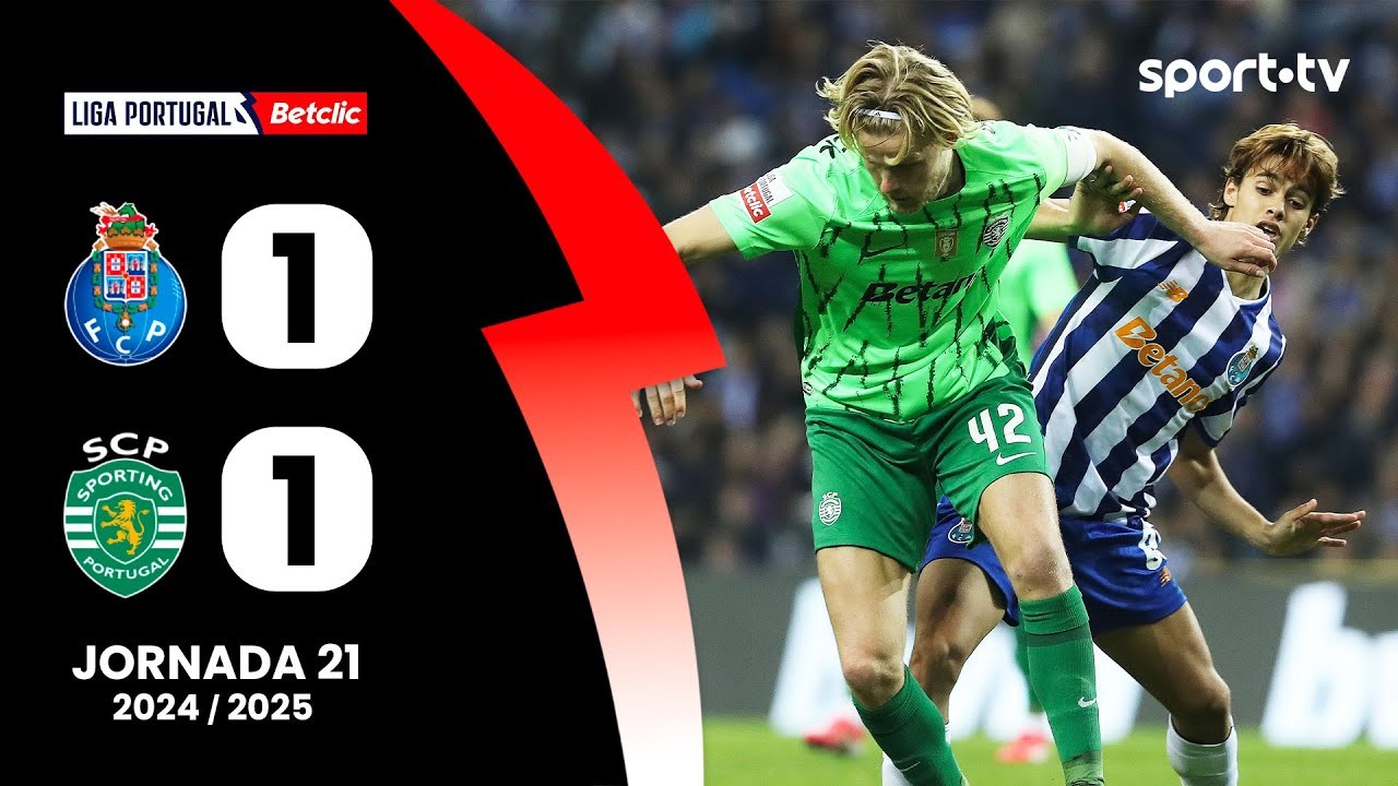 #ไฮไลท์ฟุตบอล [ เอฟซี ปอร์โต้ 1 - 1 สปอร์ติ้ง ลิสบอน ] ลีกา ซาเกรส โปรตุเกส 2025/8.2.68