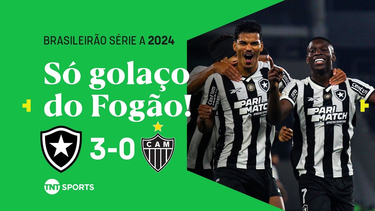 #ไฮไลท์ฟุตบอล [ โบตาโฟโก้ อาร์เจ 3 - 0 อัตเลติโก้ มิไนโร่ ] บราซิล ซีรี่ย์เอ 2024/8.7.67