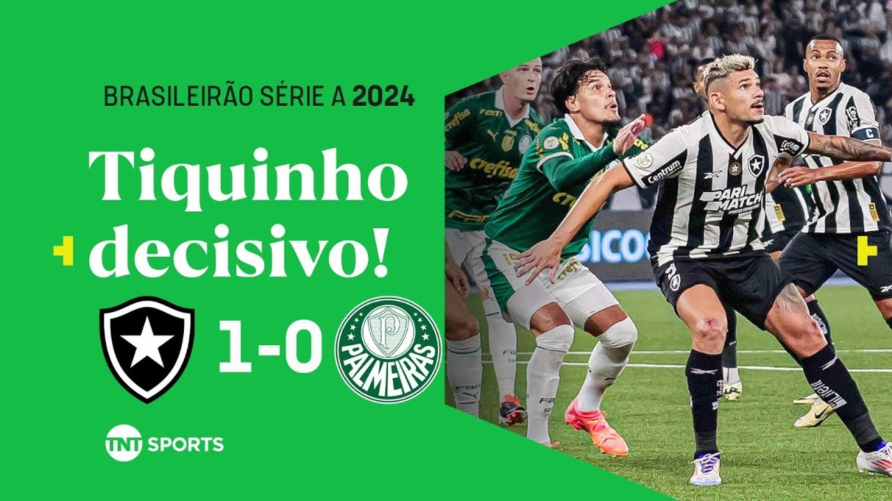 #ไฮไลท์ฟุตบอล [ โบตาโฟโก้ อาร์เจ 1 - 0 พัลไมรัส ] บราซิล ซีรี่ย์เอ 2024/18.7.67