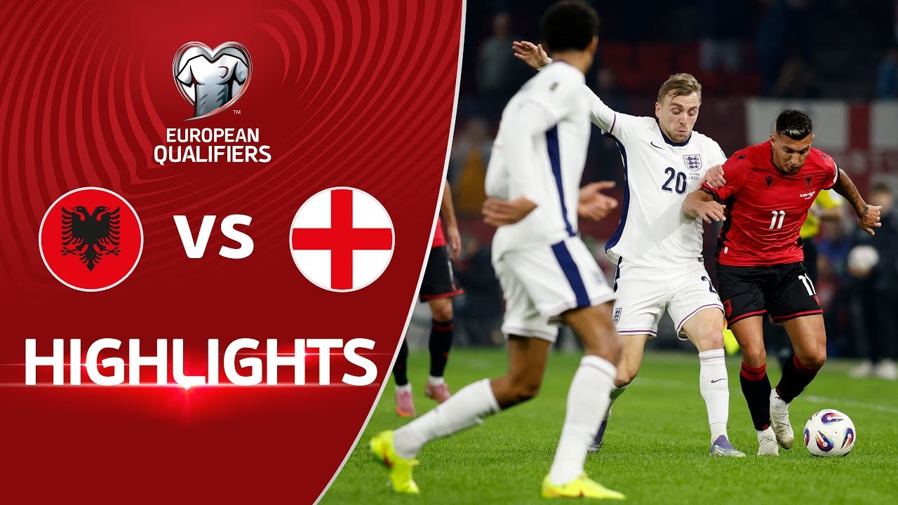 #ไฮไลท์ฟุตบอล [ แอลเบเนีย 0 - 2 อังกฤษ ] ฟุตบอลโลก รอบคัดเลือก โซนยุโรป 2025/17.11.68