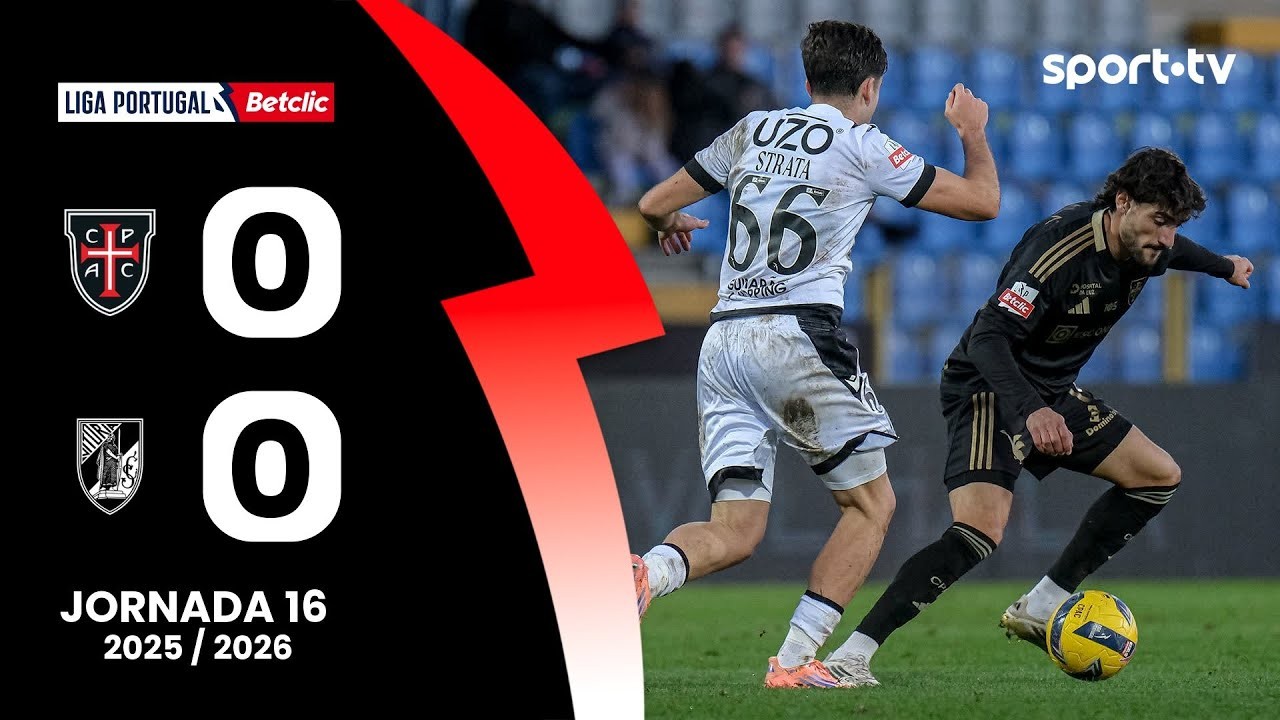 #ไฮไลท์ฟุตบอล [ คาซ่า เพีย เอซี 0 - 0 วิตอเรีย กิมาไรส์ ] พรีไมร่า ลีก้า โปรตุเกส 2025/29.12.68