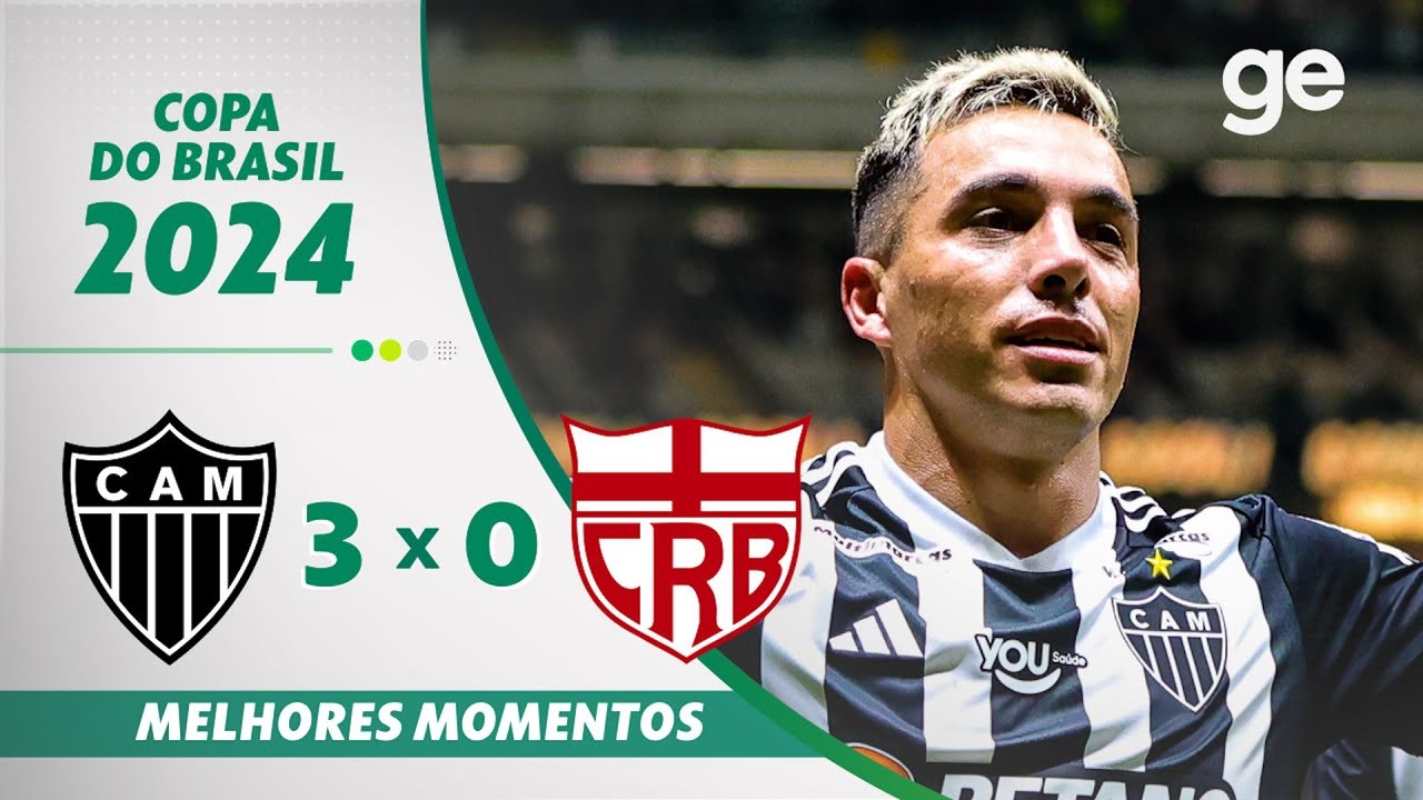 #ไฮไลท์ฟุตบอล [ อัตเลติโก้ มิไนโร่ 3 - 0 ซีอาร์บี แม็คซิโอ้ ] บราซิล คัพ 2024/8.8.67