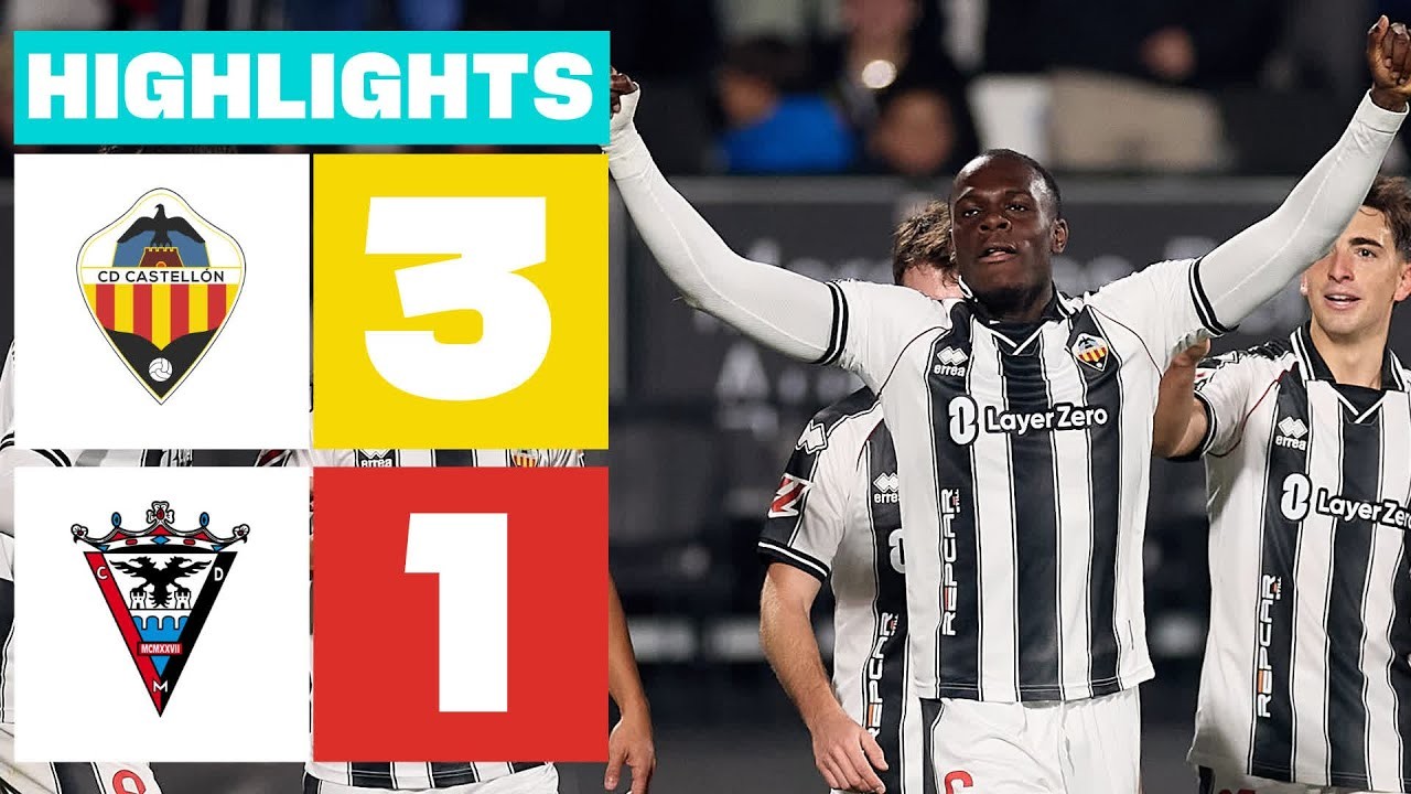 #ไฮไลท์ฟุตบอล [ คาสเตลล่อน 3 - 1 มิรานเดส ] อเดลันเต้ สเปน2025/16.12.68