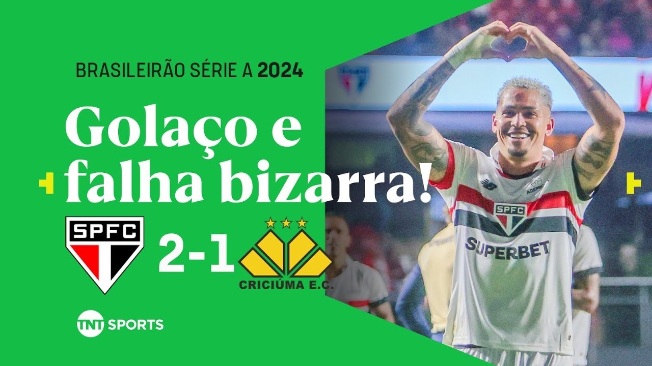 #ไฮไลท์ฟุตบอล [ เซาเปาโล 2 - 1 คริคูม่า ] บราซิล ซีรี่ย์เอ 2024/28.6.67