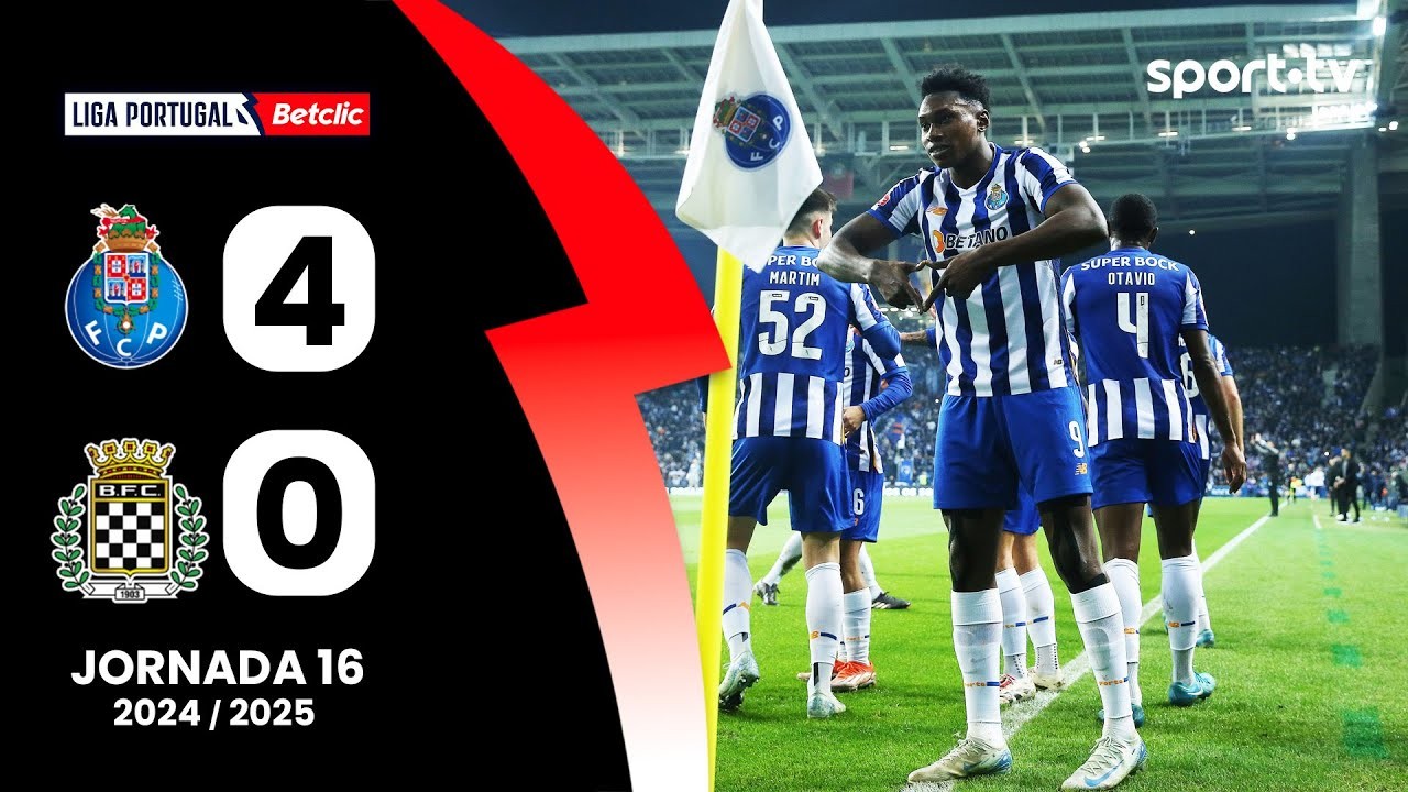 #ไฮไลท์ฟุตบอล [ เอฟซี ปอร์โต้ 4 - 0 เบาวิสต้า ] ลีกา ซาเกรส โปรตุเกส 2024/29.12.67